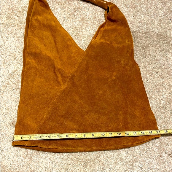 Brown Suede Shoulder Bag - Picture 12 of 12
